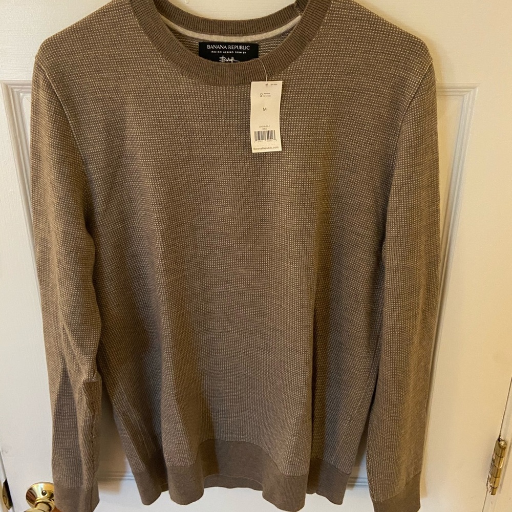NWT Italian Merino Crew sweater